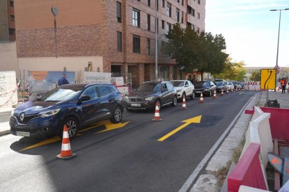 Obras de la red de calor en Parquesol