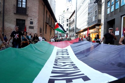 Manifestación en apoyo al pueblo palestino
