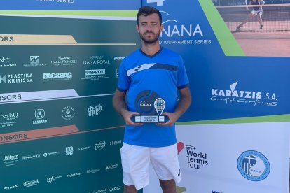 Mario González, finalista del ITF M15 Heraklion 2025.