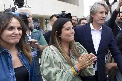 Patricia Gómez Urbán, Nuria Rubio y Carlos Martínez,  en una imagen de archivo.