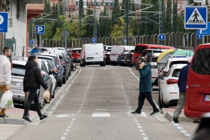 Calle Estación, cerca de la plaza Circular