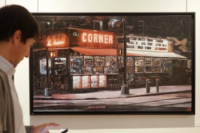 Valladolid 7/11/2025. Exposición de luis Pérez en la antigua galería de arte Rafael. Photogenic/Miguel Ángel Santos