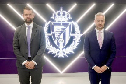 Gabriel Solares y Enrique Uruñuela, copresidentes del Real Valladolid y representantes del fondo de inversión Ignite.