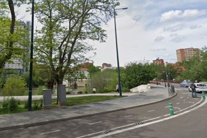 Puente Mayor, con el Duque de Lerma al fondo.