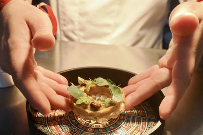 El chef Alejandro San José del Habanero Taqueria, ganador del XXI Concurso Nacional de Tapas de Valladolid.