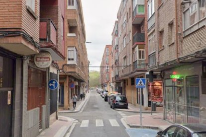 Calle Olmedo del barrio de Las Delicias de Valladolid.