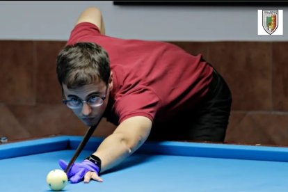 Javier Merino Mozo durante una competición.