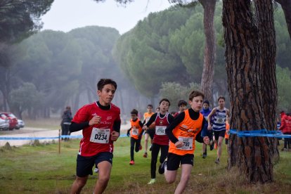 Un momento de la prueba de campo a través celebrada en Tudela de Duero.