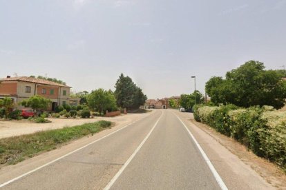 N-122 a la altura de Castrillo de la Vega