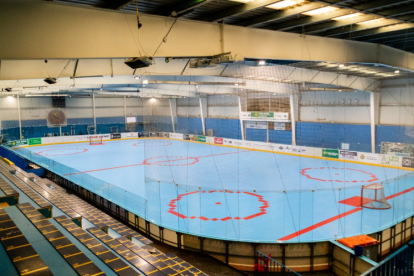 Imagen del remozado polideportivo Hockey Canterac.