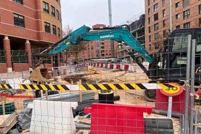 Obras en Parquesol.