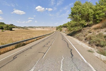 VA-514 a la altura del kilómetro 3