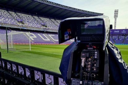 Cámara de televisión en Zorrilla.