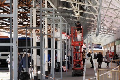 Obras en la estación de autobuses de Valladolid