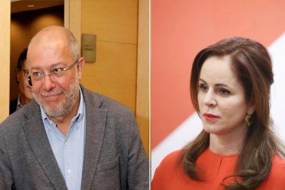 Francisco Igea y Silvia Clemente, en la imagen publicada por el procurador en X.