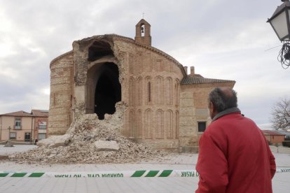 Desplome del ábside de Muriel de Zapardiel (Valladolid)