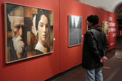 Una imagen de la exposición en Francesas