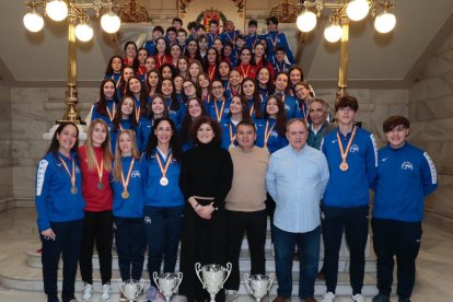 Valladolid Club Voleibol logró tres medallas en la Copa de España de voleibol.