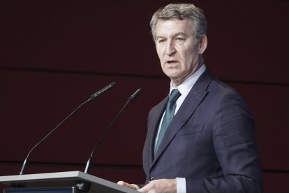 El presidente del Partido Popular, Alberto Núñez Feijóo.