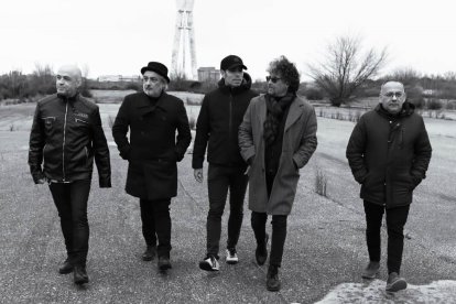 Los componentes de la banda vallisoletana Duque