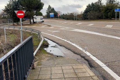 Estado de la vía en Fuente Berrocal