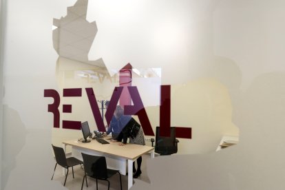 Oficina de REVAL, en una imagen de archivo.