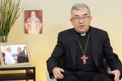 Luis Argüello, presidente de la CEE y arzobispo de Valladolid, en una imagen de archivo