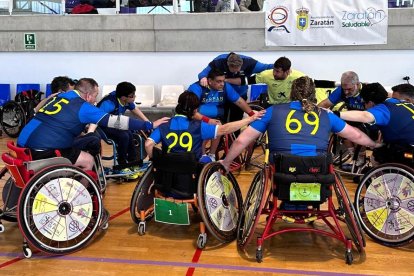 Imagen de archivo del duelo de Inclusport Serban ante Palautordera.