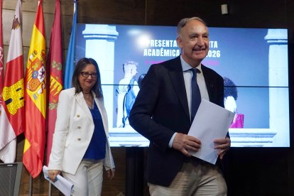 El rector de la Universidad de Valladolid, Antonio Largo.