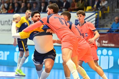 Una imagen del Barça-Recoletas en la final de la Copa de España.