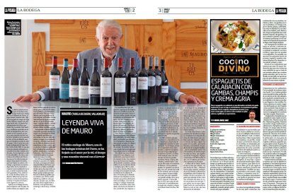 Artículo 'Leyenda viva de Mauro', uno de los de la serie de reportajes de Henar Martín Puentes premiada por la Cámara de Comercio, Industria y Servicios de Valladolid.