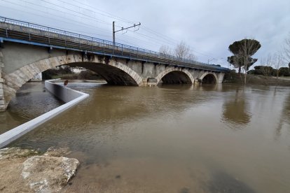 Paso del río Cega a su paso por Viana