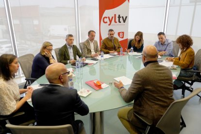 Reunión del debate electoral del 10 de marzo en RTVCyL