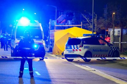 Accidente del motorista en la calle Sajambre.
