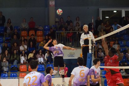 Un momento del UVa VCV ante el Emeve de Lugo.