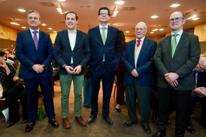 Conferencia del Foro de Empresarios de Castilla y León, organizada por la Fundación Schola celebrada hoy