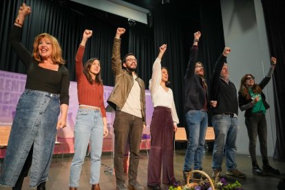 Acto de Podemos en Valladolid