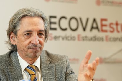 El presidente del Colegio de Economistas de Valladolid, Palencia y Zamora (ECOVA), Juan Carlos De Margarida