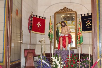 Acto de inauguración de las exposiciones de Semana Santa de Valladolid en el Palacio Real.