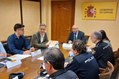 Mesa de coordinación policial.