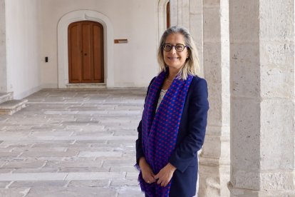 La catedrática del Departamento de Filología Inglesa, Pilar Garcés, candidata a las elecciones al al Rectorado de la Universidad de Valladolid (UVa).
