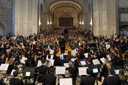 Una imagen del concierto en la catedral