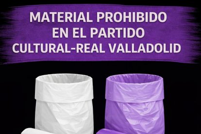 Bolsas prohibidas por el delegado de seguridad de la Cultural.