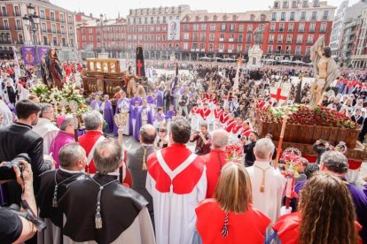 Procesión del Encuentro de Valladolid, en una imagen de archivo.