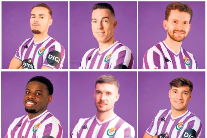 Los refuerzos de invierno del real Valladolid esta temporada.