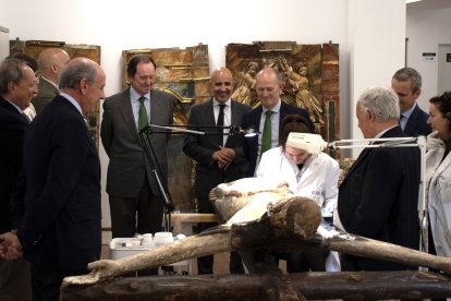 Iberdrola y Las Edades del Hombre renuevan su compromiso para impulsar el Hub de Innovación Cultural en el Monasterio de Santa María de Valbuena.