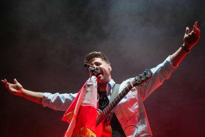 Concierto de Antonio José en la Plaza Mayor de Valladolid