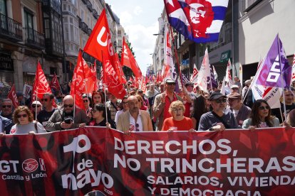 Manifestación del 1 de Mayo en Valladolid.