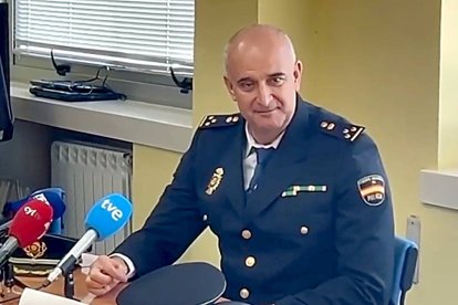 El exjefe antidroga de Valladolid, Luis Fernández, en la presentación de la ‘Operación Churruca’.