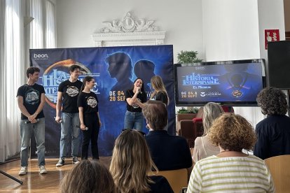 Presentación de 'La historia interminable, el musical' en el Teatro Calderón de Valladolid.